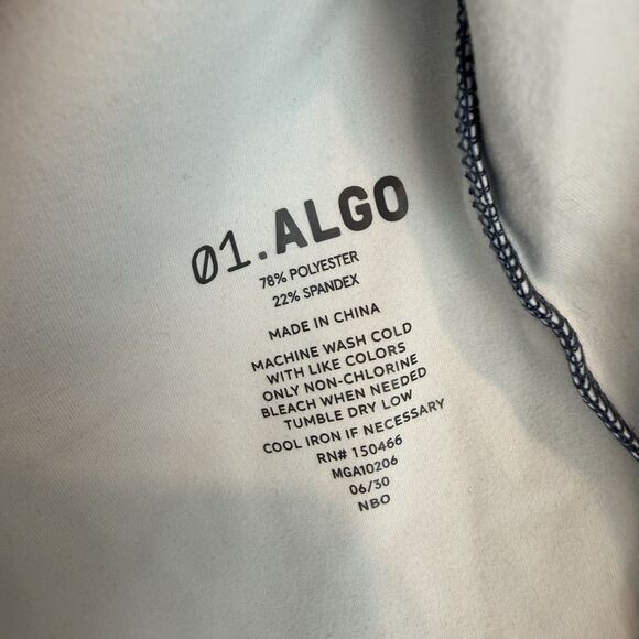 01. Algo Mens Large Pullover Hoodie Blue Digital Camo Performance Athleisure EUC - Picture 7 of 11